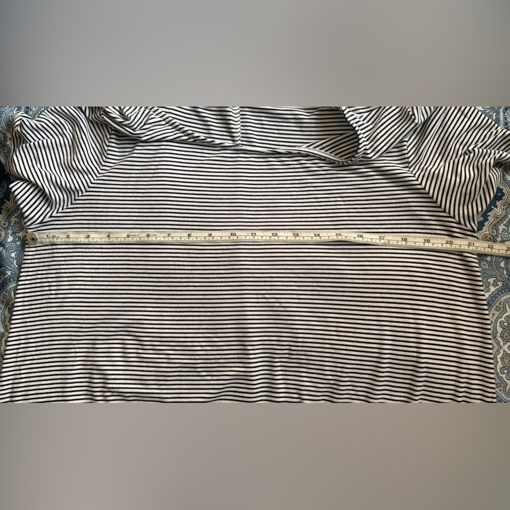 Old Navy Women’s TALL Black/White Striped Dress Size XL TALL - Picture 7 of 9